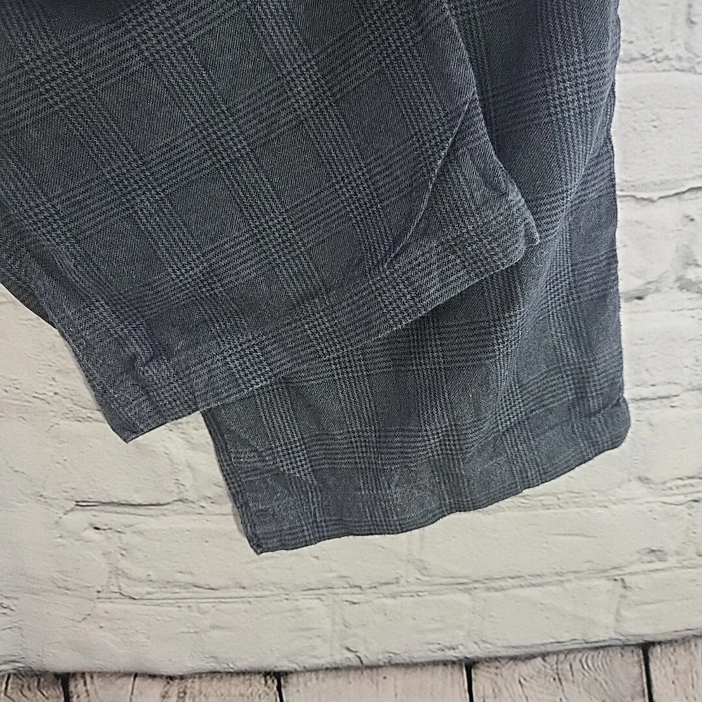 Hurley Cargo Pants‎ Boys Sz 18 Gray Flap Pockets Cuff